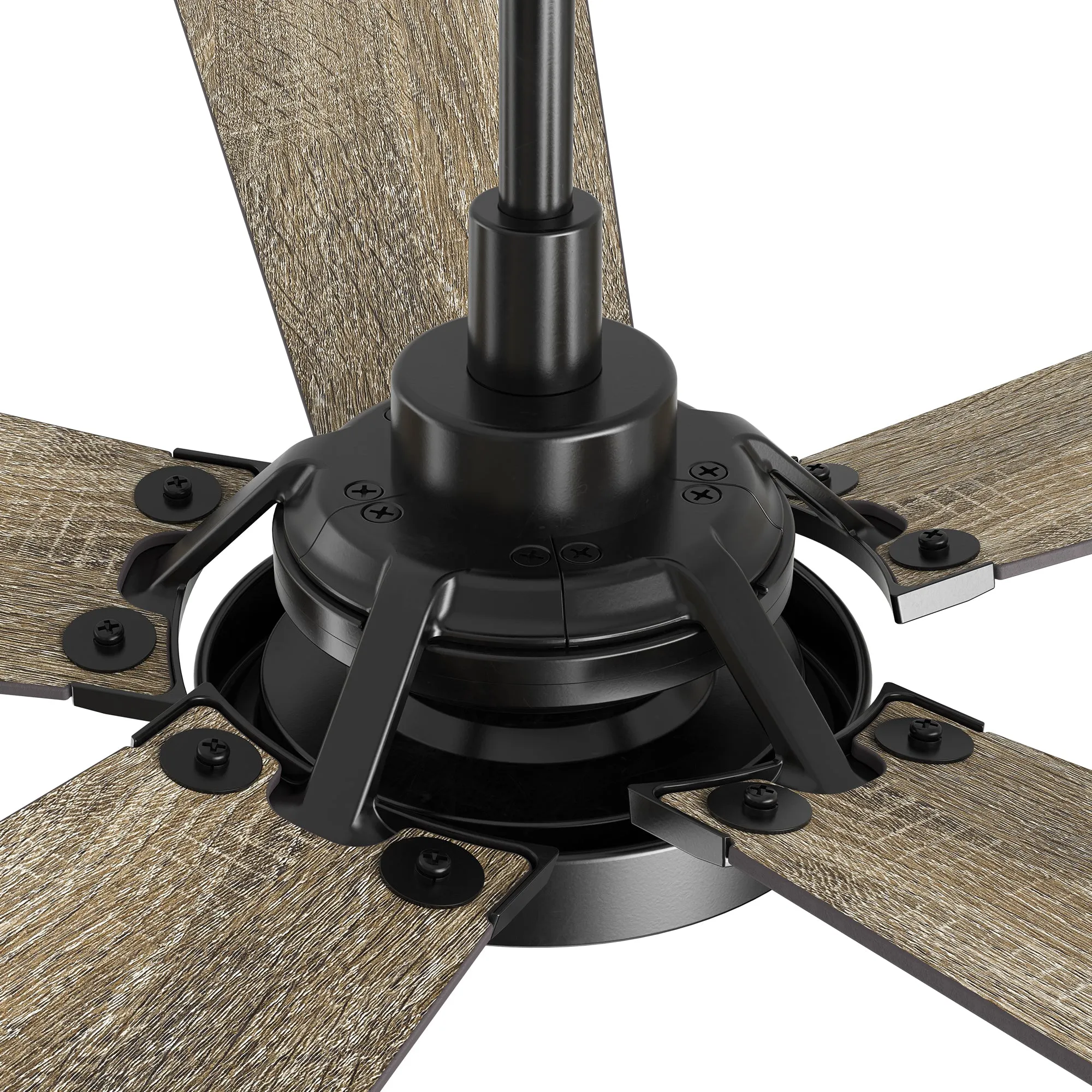 Wilkes Outdoor Smart Ceiling Fan with LED Light and Remote 52"