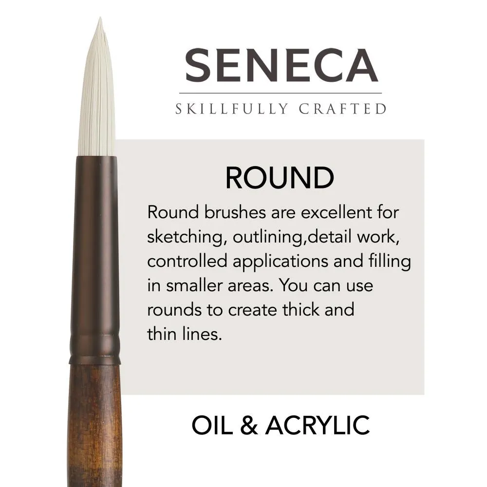 Willow Wolfe Seneca Artist Round Brush 6