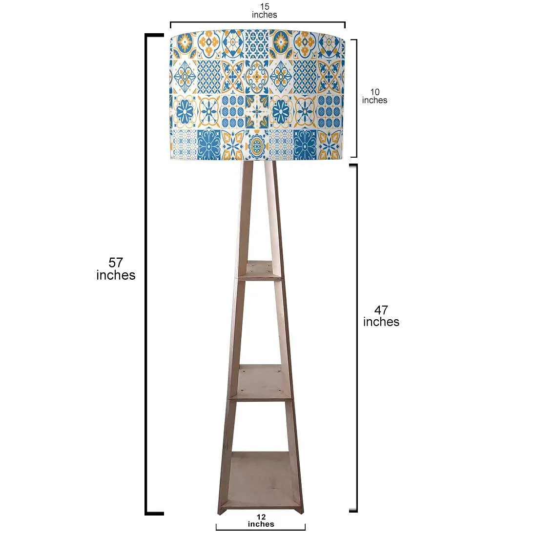 Wooden Floor Lamp Stand for Bedside Light - Love from Lisbon