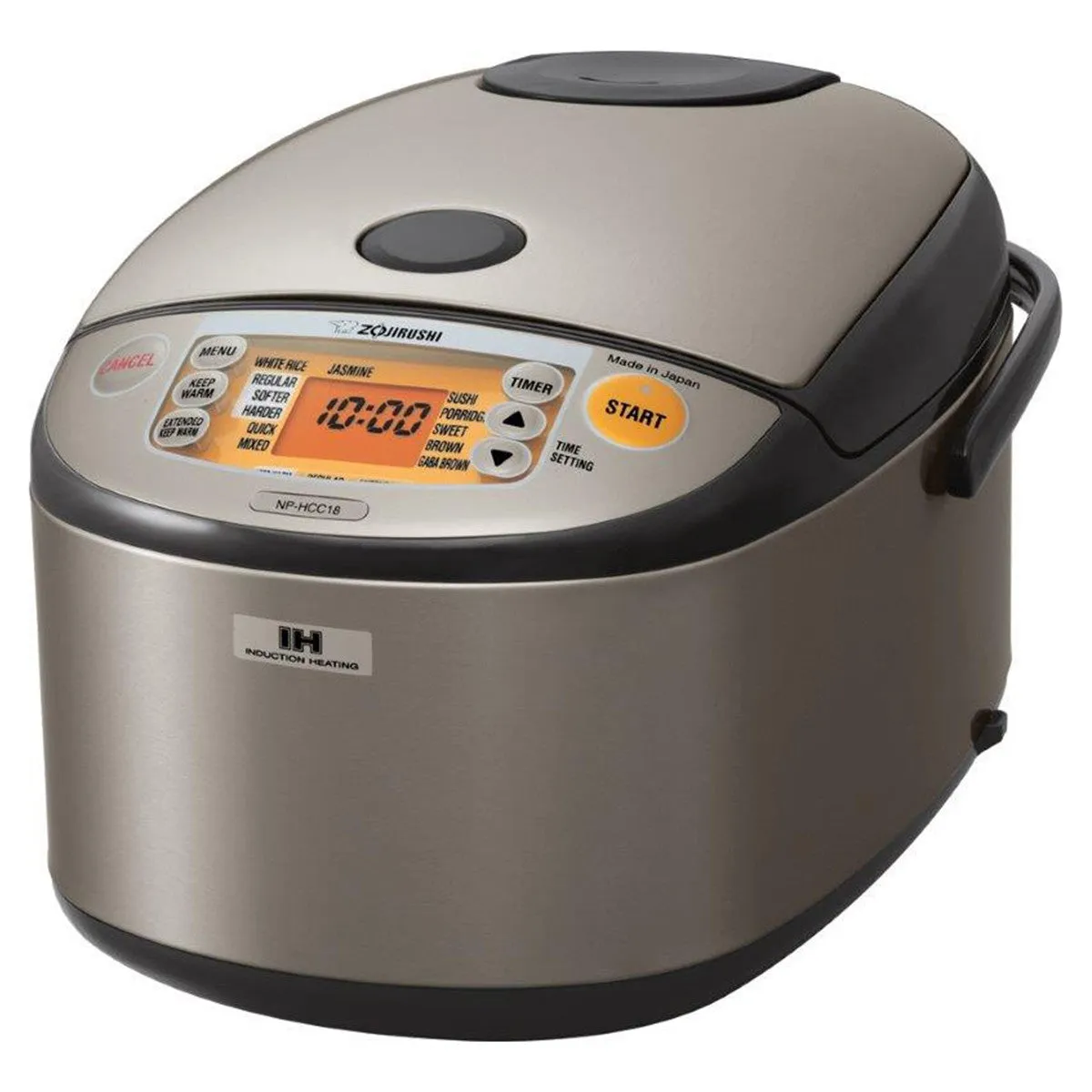 Zojirushi 10 Cup ETL IH Rice Cooker & Warmer NP-HCC18